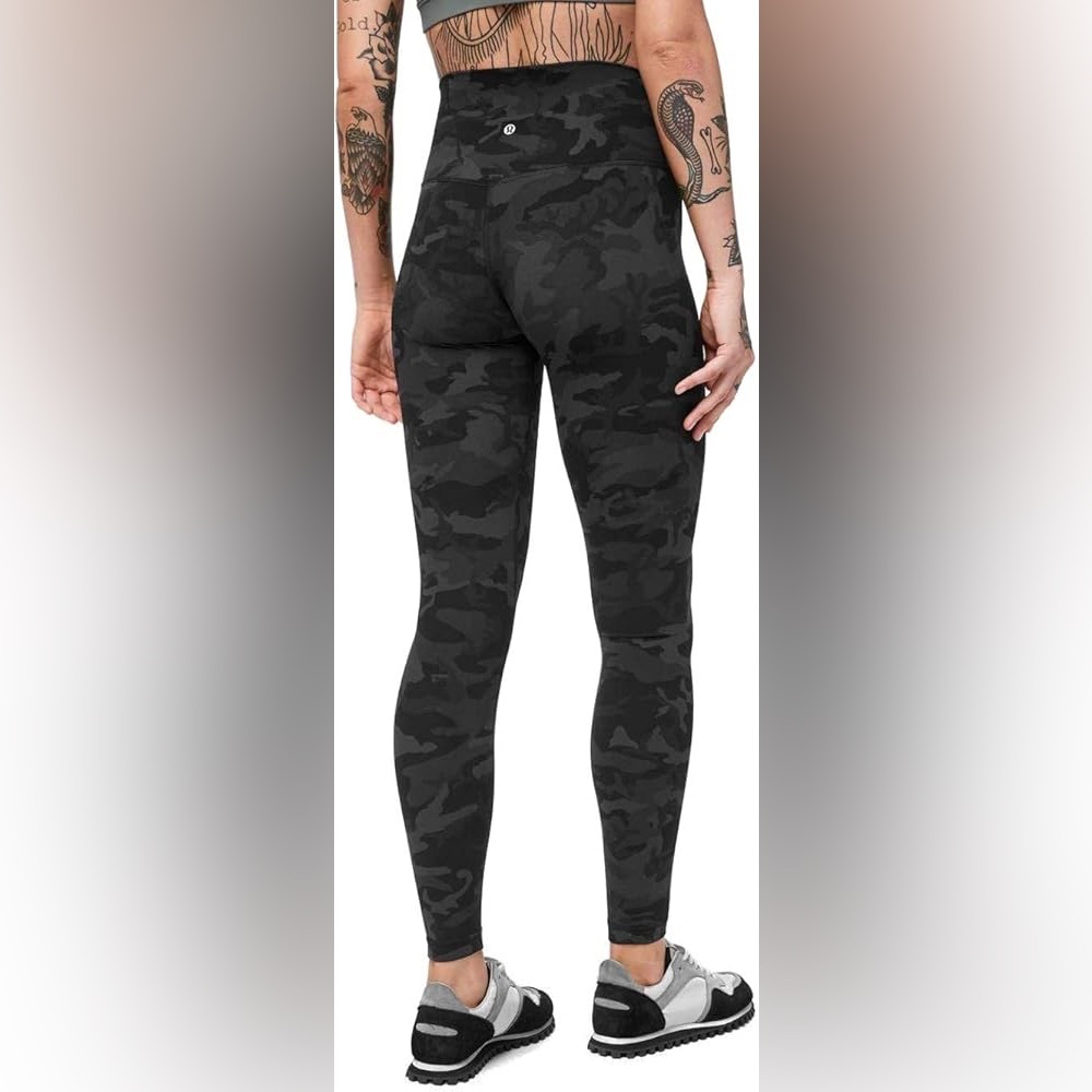 Lululemon Incognito Camo Multi Grey Leggings